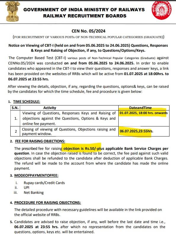rrb ntpc answer key 2025 